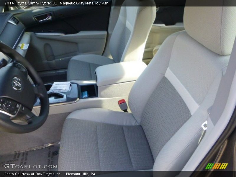 Magnetic Gray Metallic / Ash 2014 Toyota Camry Hybrid LE