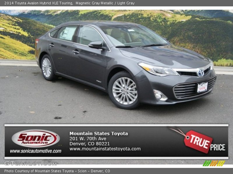 Magnetic Gray Metallic / Light Gray 2014 Toyota Avalon Hybrid XLE Touring