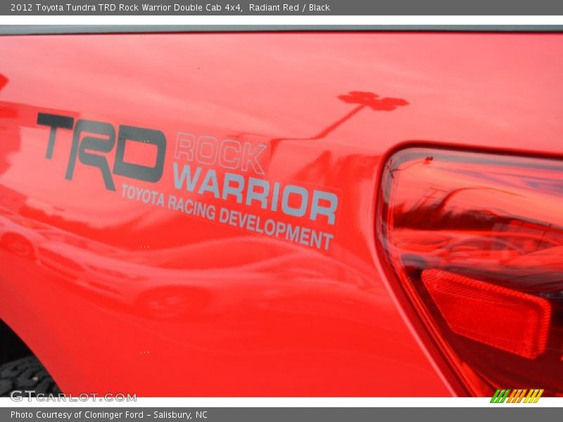Radiant Red / Black 2012 Toyota Tundra TRD Rock Warrior Double Cab 4x4