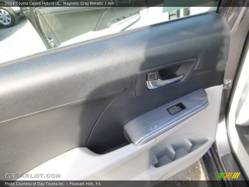 Magnetic Gray Metallic / Ash 2014 Toyota Camry Hybrid LE