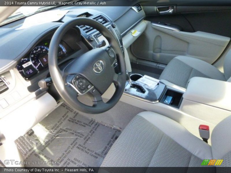 Magnetic Gray Metallic / Ash 2014 Toyota Camry Hybrid LE