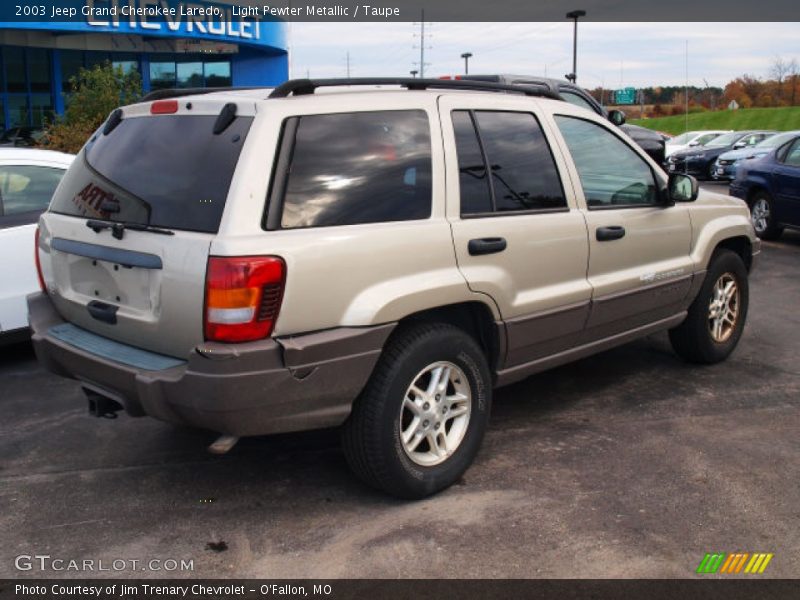 Light Pewter Metallic / Taupe 2003 Jeep Grand Cherokee Laredo