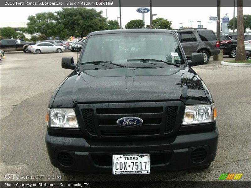 Black / Medium Dark Flint 2010 Ford Ranger XL SuperCab