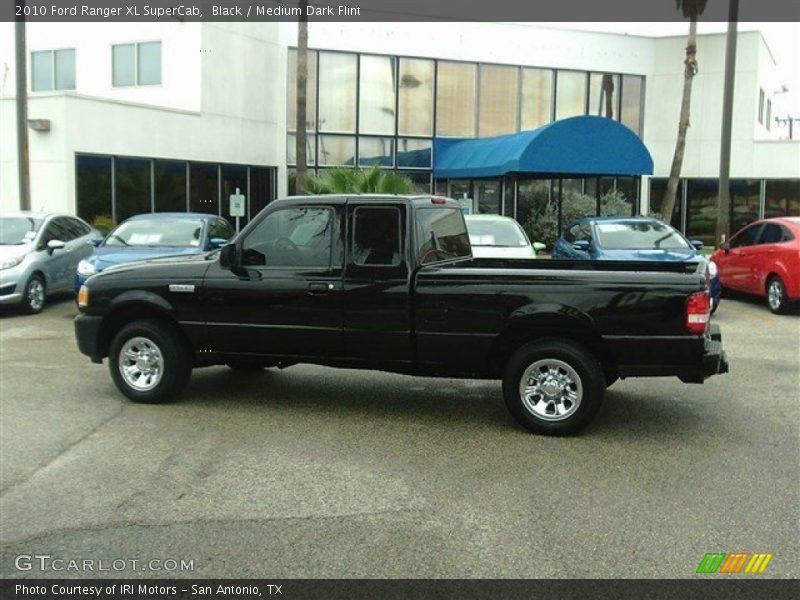Black / Medium Dark Flint 2010 Ford Ranger XL SuperCab