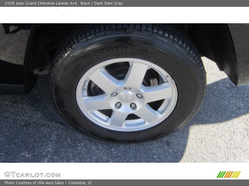 Black / Dark Slate Gray 2008 Jeep Grand Cherokee Laredo 4x4