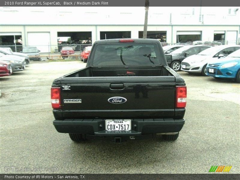 Black / Medium Dark Flint 2010 Ford Ranger XL SuperCab