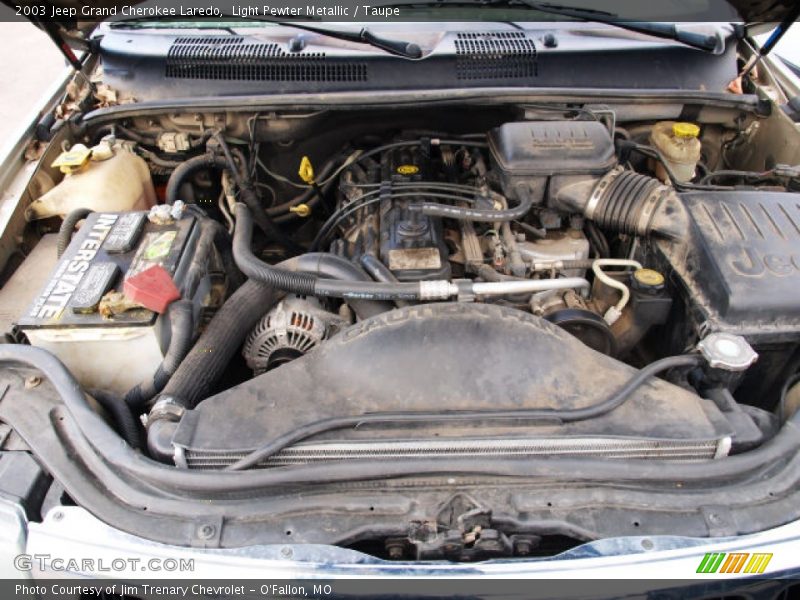 Light Pewter Metallic / Taupe 2003 Jeep Grand Cherokee Laredo
