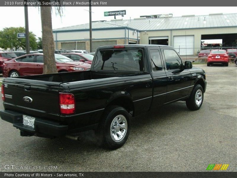 Black / Medium Dark Flint 2010 Ford Ranger XL SuperCab