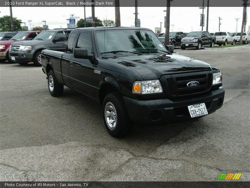 Black / Medium Dark Flint 2010 Ford Ranger XL SuperCab