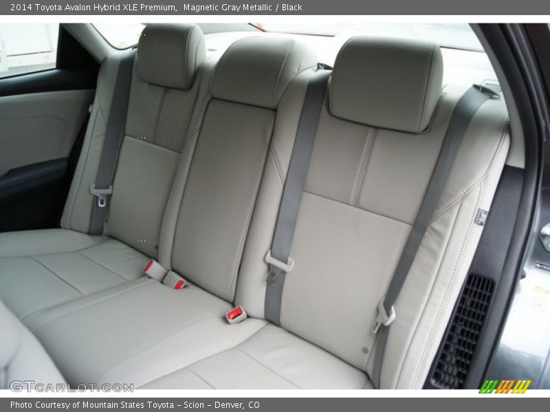 Rear Seat of 2014 Avalon Hybrid XLE Premium