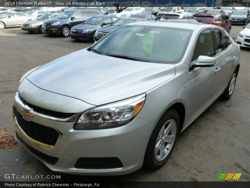 Silver Ice Metallic / Jet Black 2014 Chevrolet Malibu LT