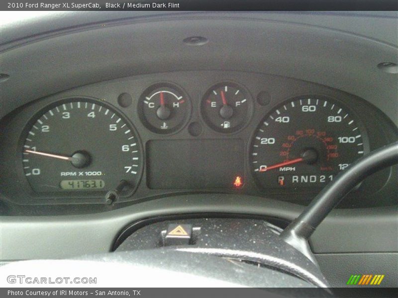 Black / Medium Dark Flint 2010 Ford Ranger XL SuperCab