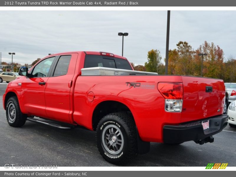 Radiant Red / Black 2012 Toyota Tundra TRD Rock Warrior Double Cab 4x4