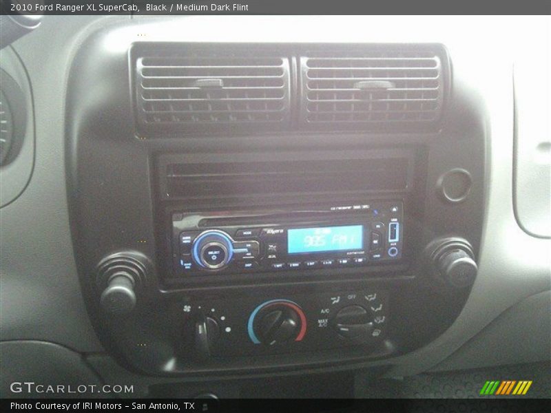 Black / Medium Dark Flint 2010 Ford Ranger XL SuperCab