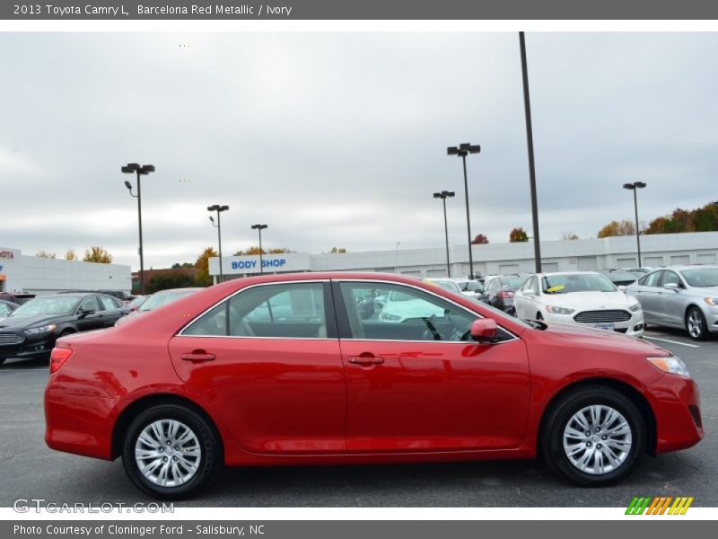 Barcelona Red Metallic / Ivory 2013 Toyota Camry L