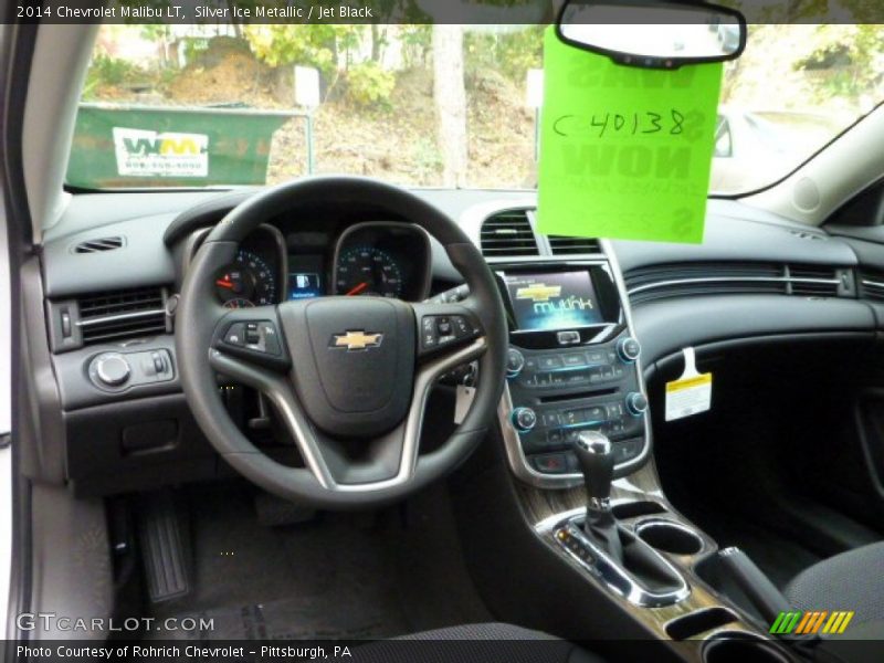 Silver Ice Metallic / Jet Black 2014 Chevrolet Malibu LT