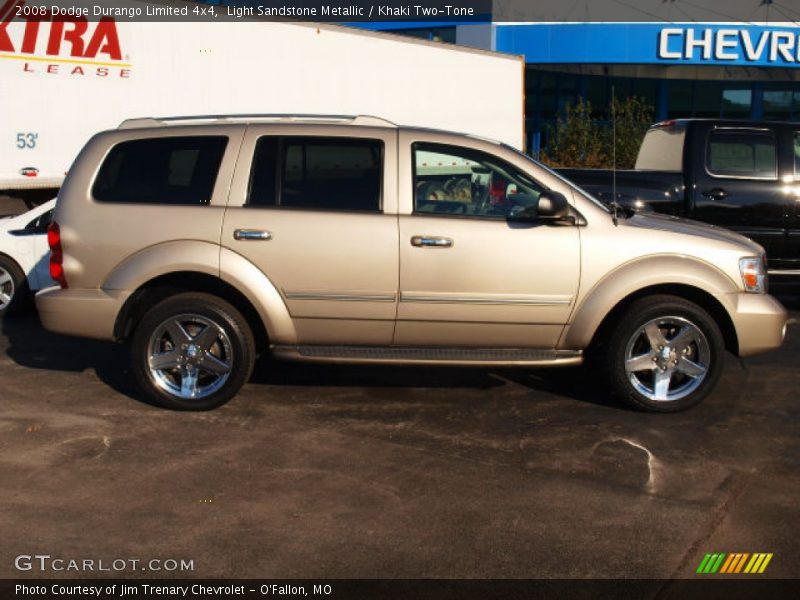 Light Sandstone Metallic / Khaki Two-Tone 2008 Dodge Durango Limited 4x4