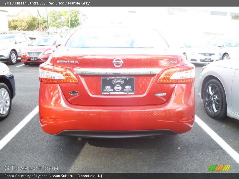 Red Brick / Marble Gray 2013 Nissan Sentra SV