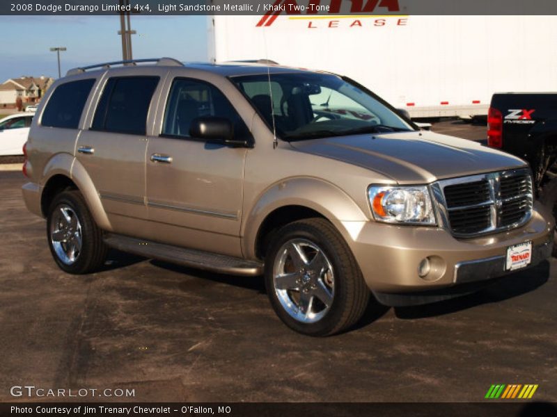 Light Sandstone Metallic / Khaki Two-Tone 2008 Dodge Durango Limited 4x4