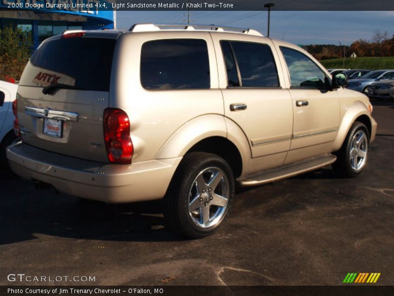 Light Sandstone Metallic / Khaki Two-Tone 2008 Dodge Durango Limited 4x4