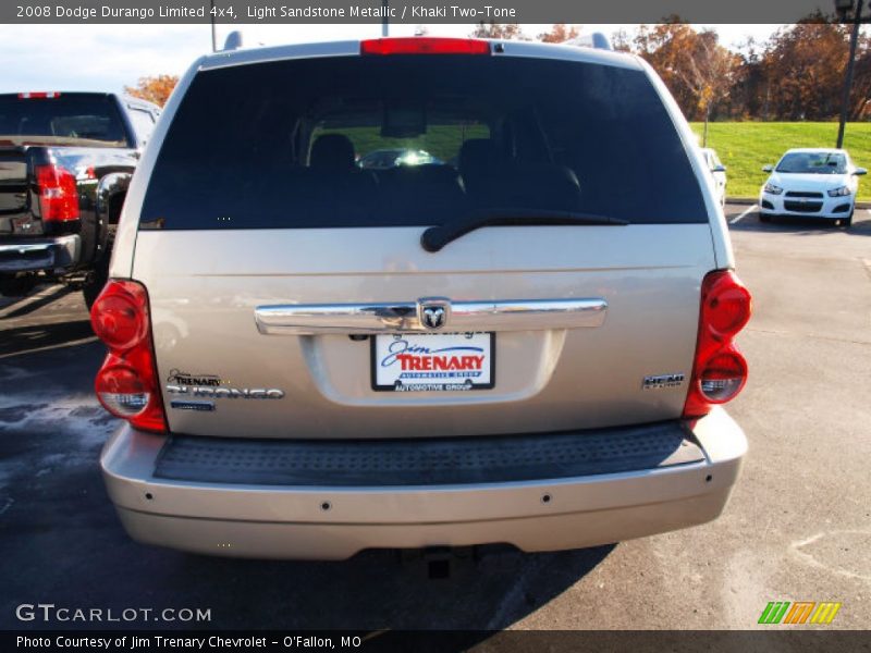 Light Sandstone Metallic / Khaki Two-Tone 2008 Dodge Durango Limited 4x4