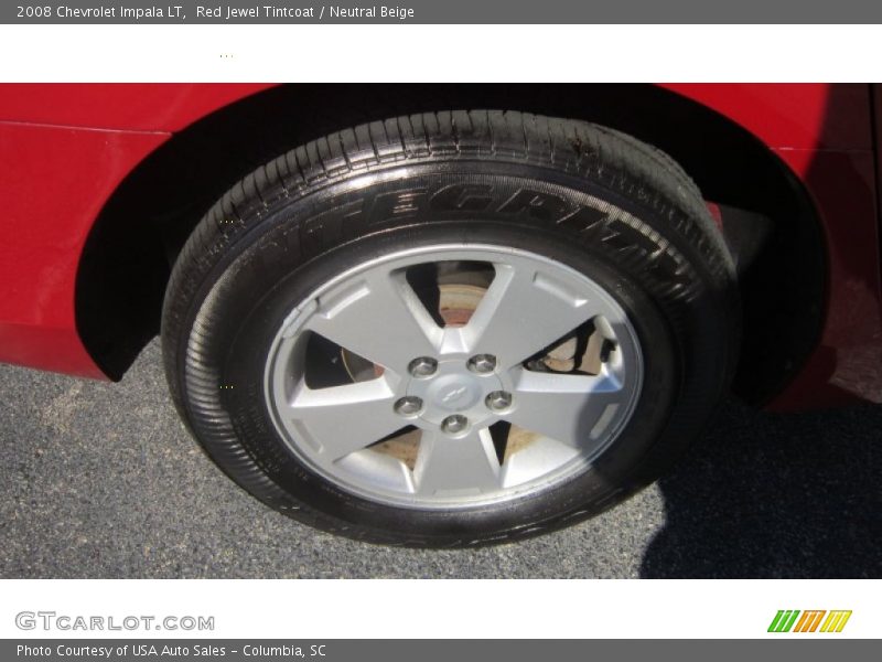 Red Jewel Tintcoat / Neutral Beige 2008 Chevrolet Impala LT