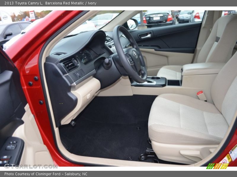 Barcelona Red Metallic / Ivory 2013 Toyota Camry L