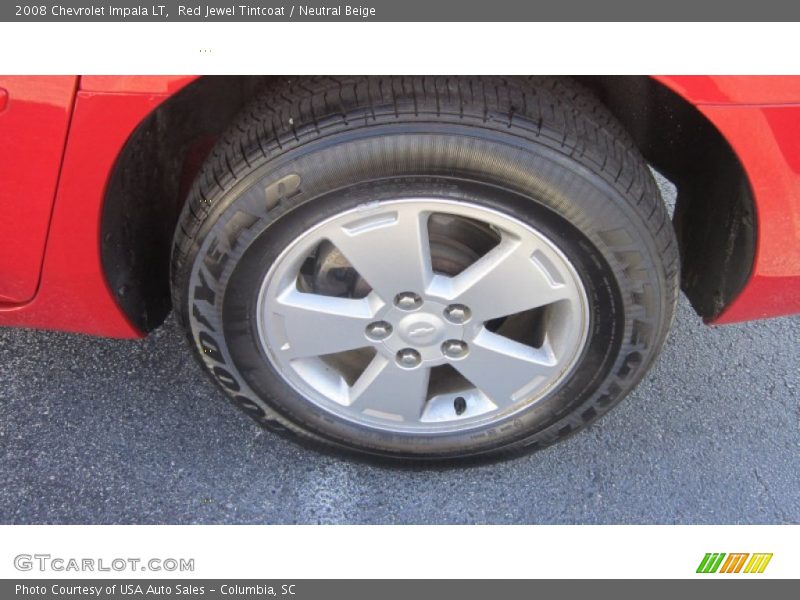 Red Jewel Tintcoat / Neutral Beige 2008 Chevrolet Impala LT