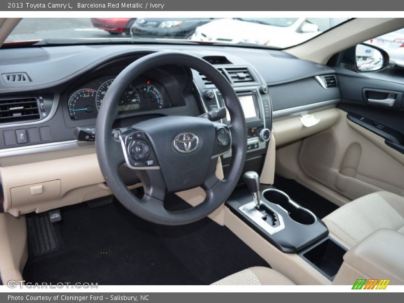 Barcelona Red Metallic / Ivory 2013 Toyota Camry L