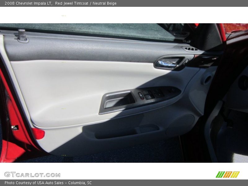 Red Jewel Tintcoat / Neutral Beige 2008 Chevrolet Impala LT