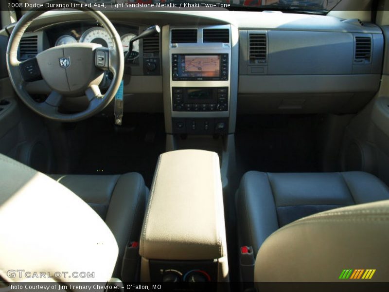 Light Sandstone Metallic / Khaki Two-Tone 2008 Dodge Durango Limited 4x4