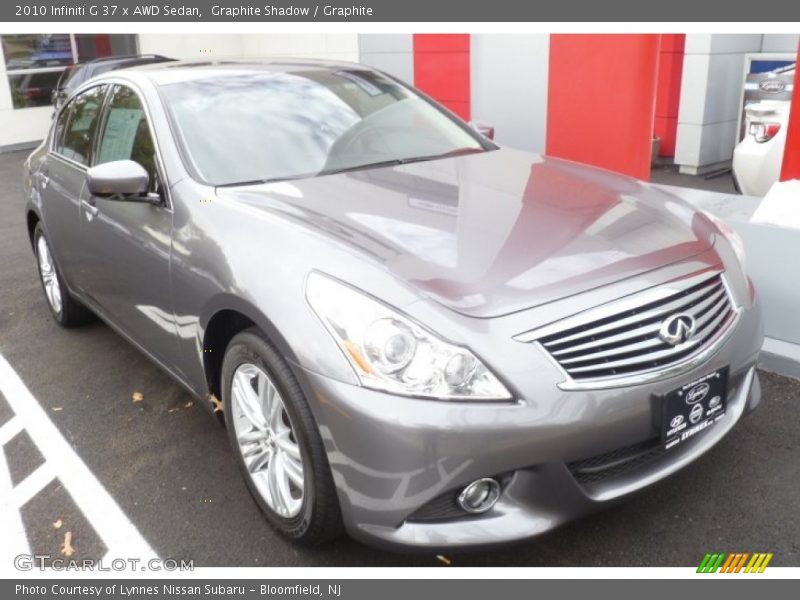 Graphite Shadow / Graphite 2010 Infiniti G 37 x AWD Sedan