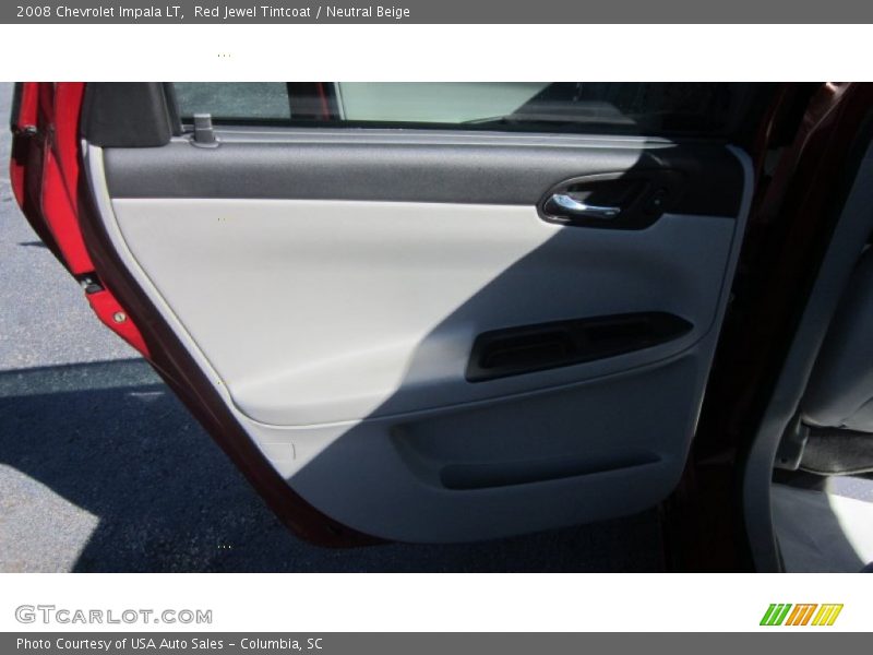 Red Jewel Tintcoat / Neutral Beige 2008 Chevrolet Impala LT