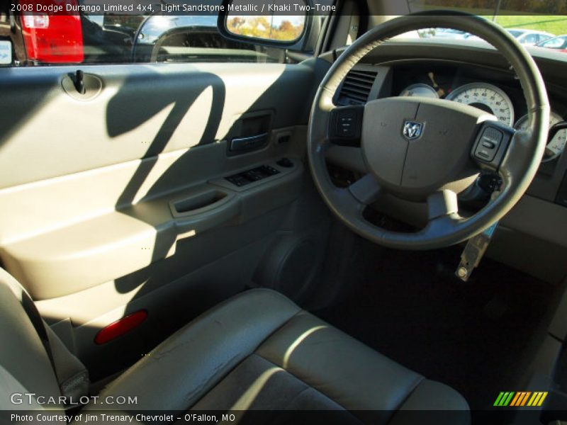 Light Sandstone Metallic / Khaki Two-Tone 2008 Dodge Durango Limited 4x4