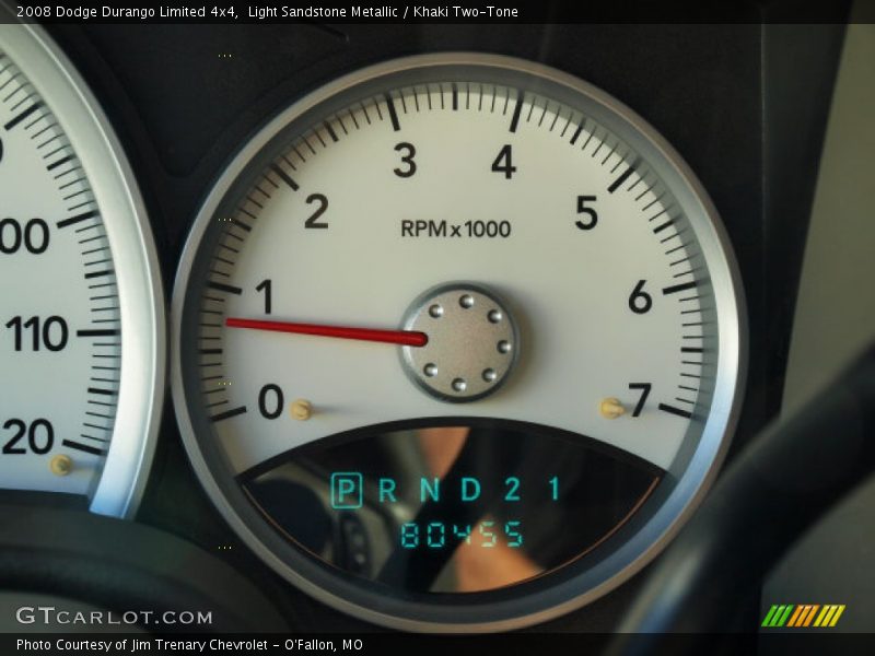 Light Sandstone Metallic / Khaki Two-Tone 2008 Dodge Durango Limited 4x4