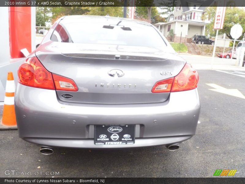 Graphite Shadow / Graphite 2010 Infiniti G 37 x AWD Sedan