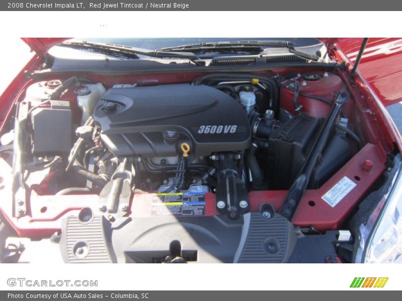Red Jewel Tintcoat / Neutral Beige 2008 Chevrolet Impala LT