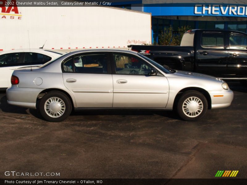 Galaxy Silver Metallic / Gray 2002 Chevrolet Malibu Sedan