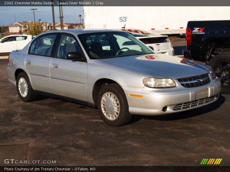 Galaxy Silver Metallic / Gray 2002 Chevrolet Malibu Sedan