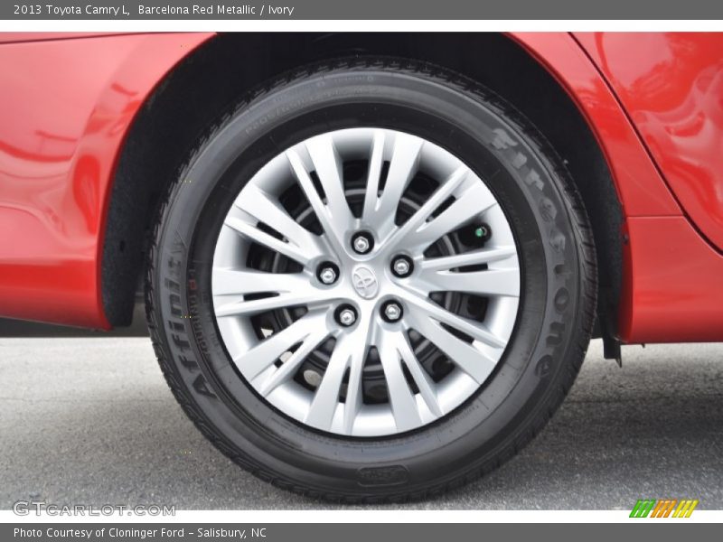 Barcelona Red Metallic / Ivory 2013 Toyota Camry L