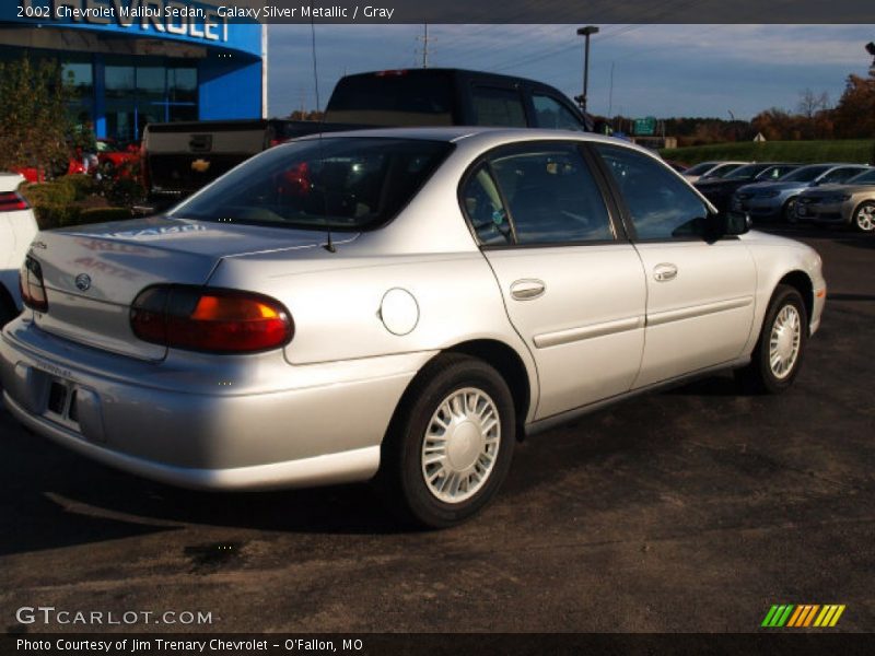Galaxy Silver Metallic / Gray 2002 Chevrolet Malibu Sedan