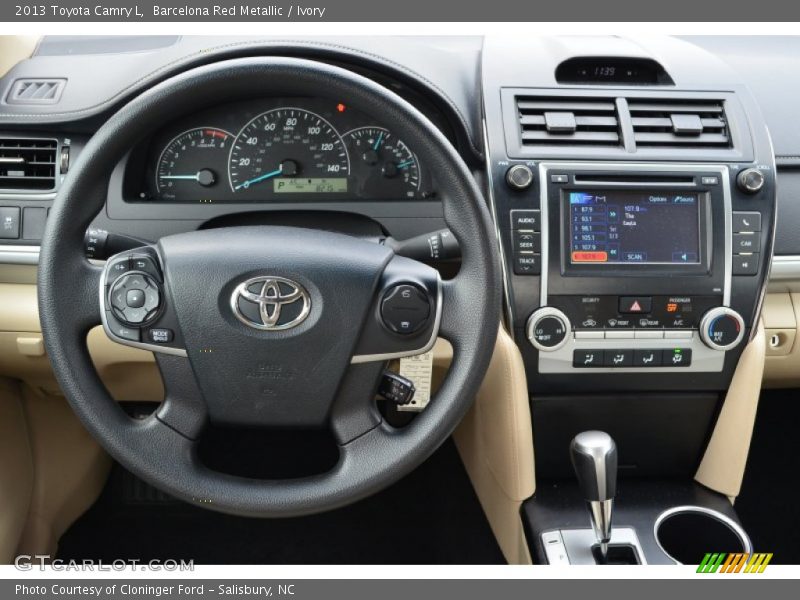Barcelona Red Metallic / Ivory 2013 Toyota Camry L