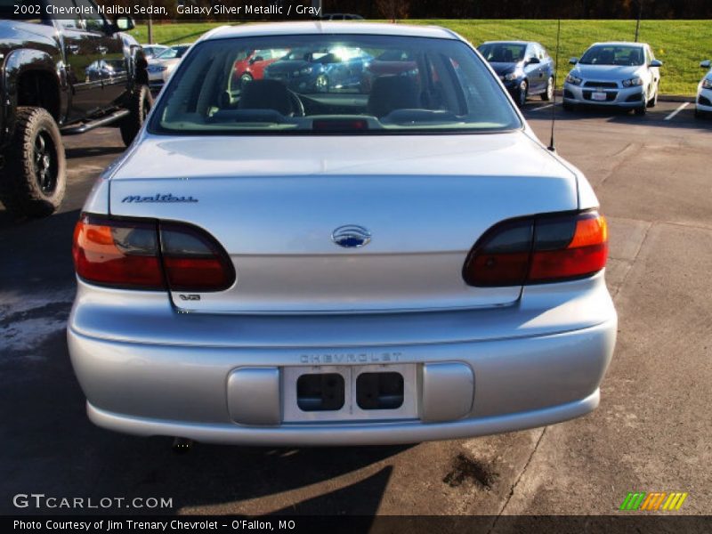 Galaxy Silver Metallic / Gray 2002 Chevrolet Malibu Sedan