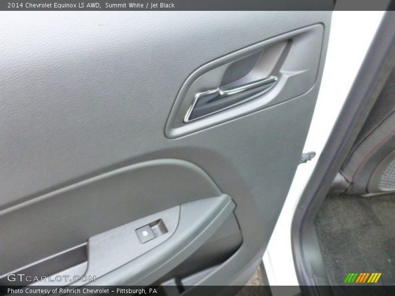 Summit White / Jet Black 2014 Chevrolet Equinox LS AWD