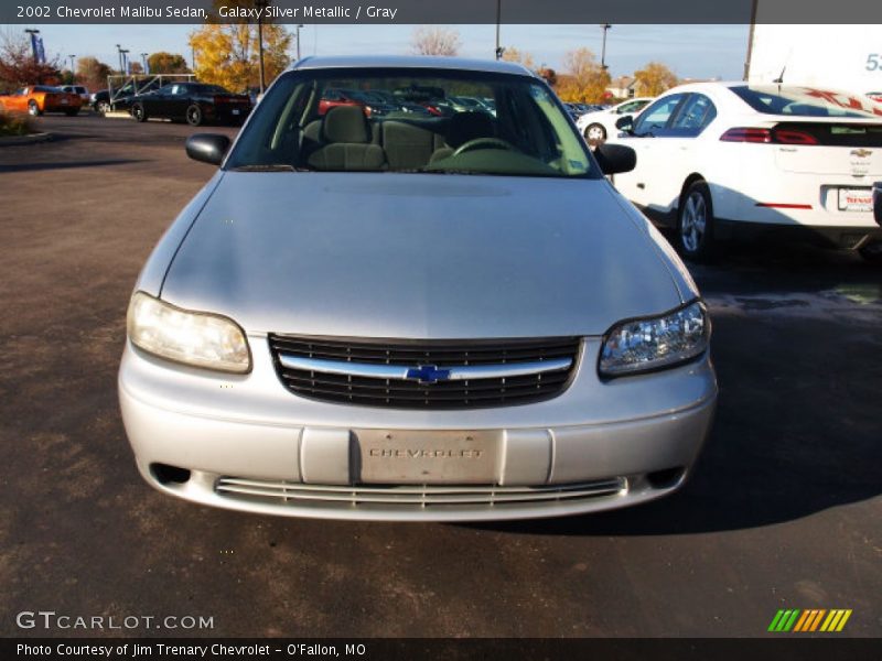 Galaxy Silver Metallic / Gray 2002 Chevrolet Malibu Sedan