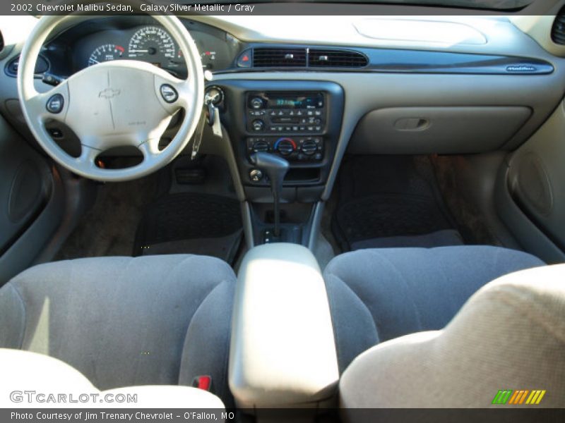 Galaxy Silver Metallic / Gray 2002 Chevrolet Malibu Sedan
