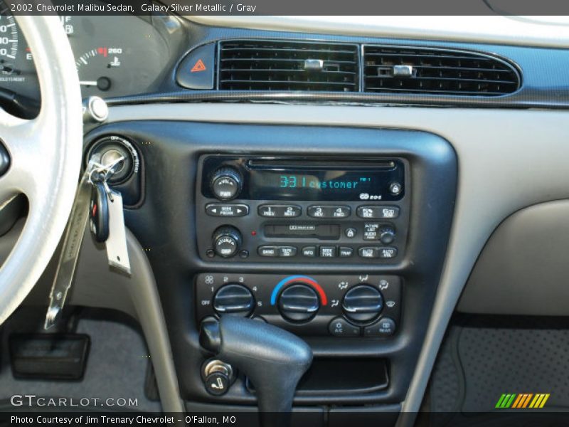 Galaxy Silver Metallic / Gray 2002 Chevrolet Malibu Sedan