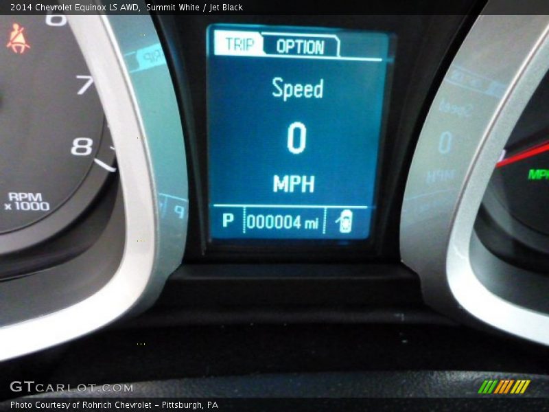 Summit White / Jet Black 2014 Chevrolet Equinox LS AWD
