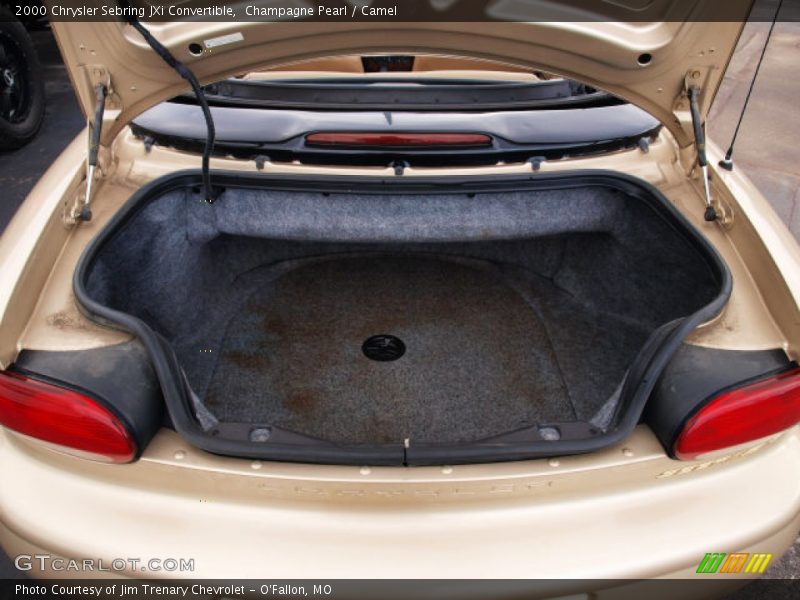 Champagne Pearl / Camel 2000 Chrysler Sebring JXi Convertible
