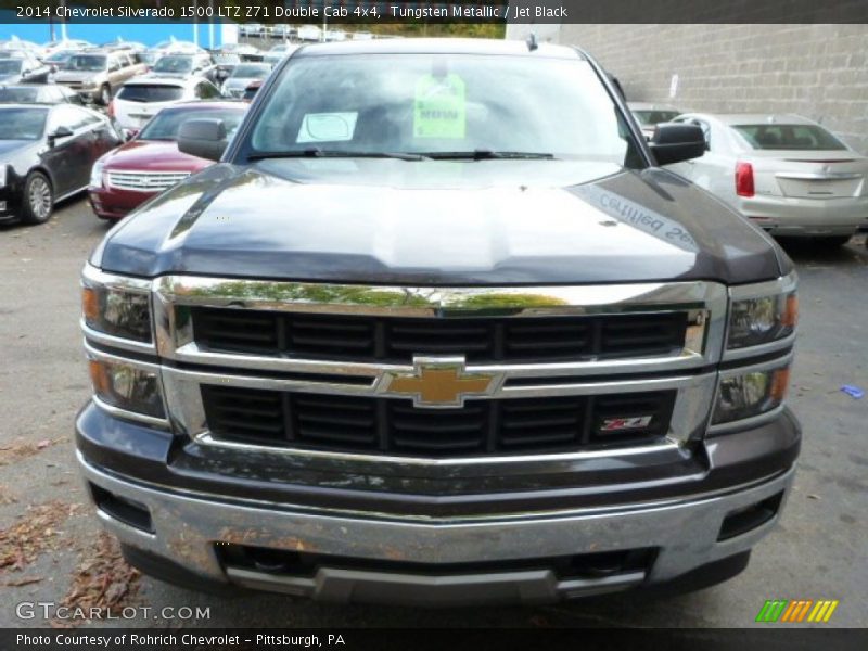 Tungsten Metallic / Jet Black 2014 Chevrolet Silverado 1500 LTZ Z71 Double Cab 4x4